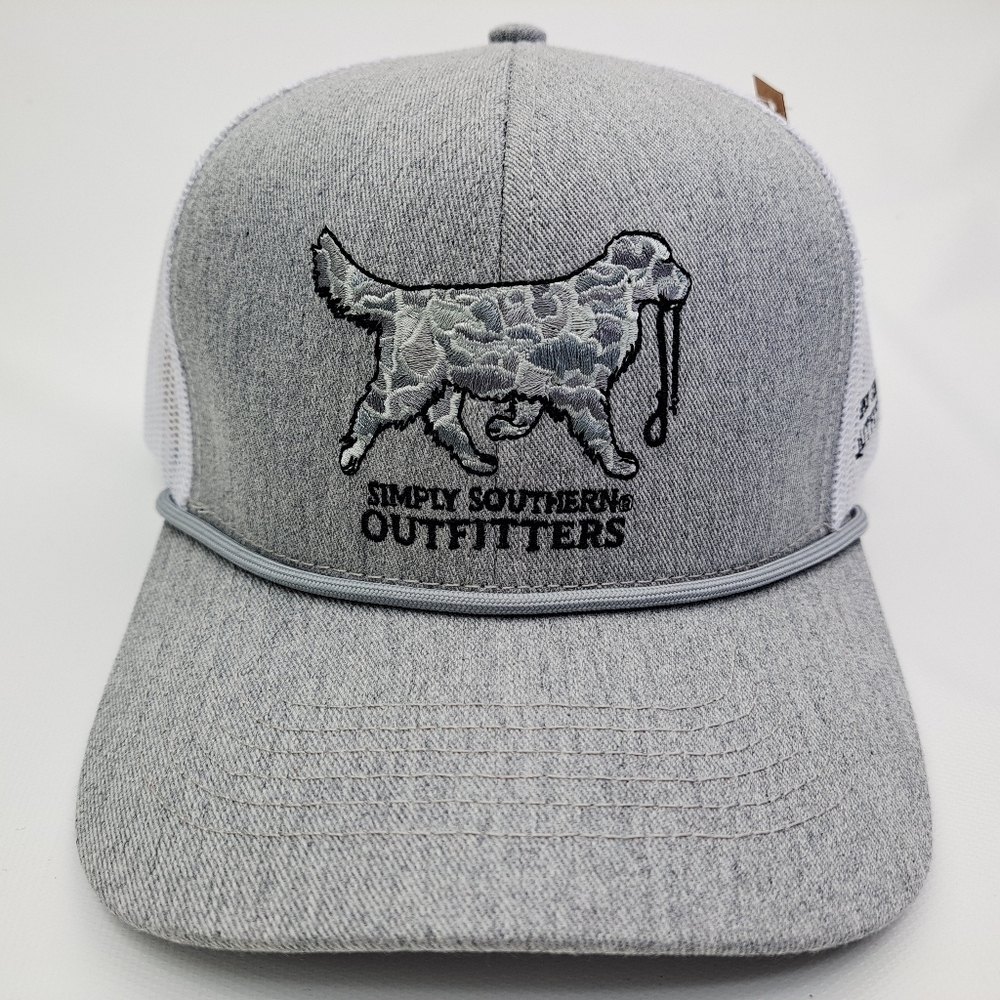 Simply Southern Outfitters Trucker Mesh Snapback Cap Hat Embroidered Labrador Do